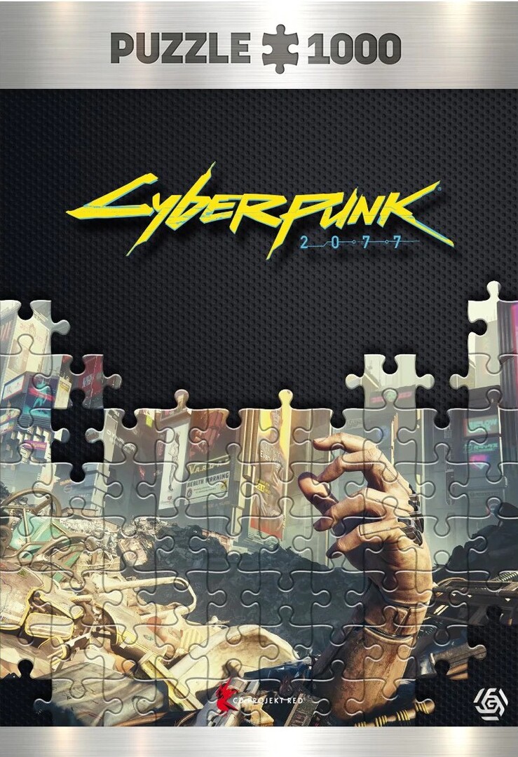 Játék Cyberpunk 2077: Hand 1000 darabos puzzle borítókép
