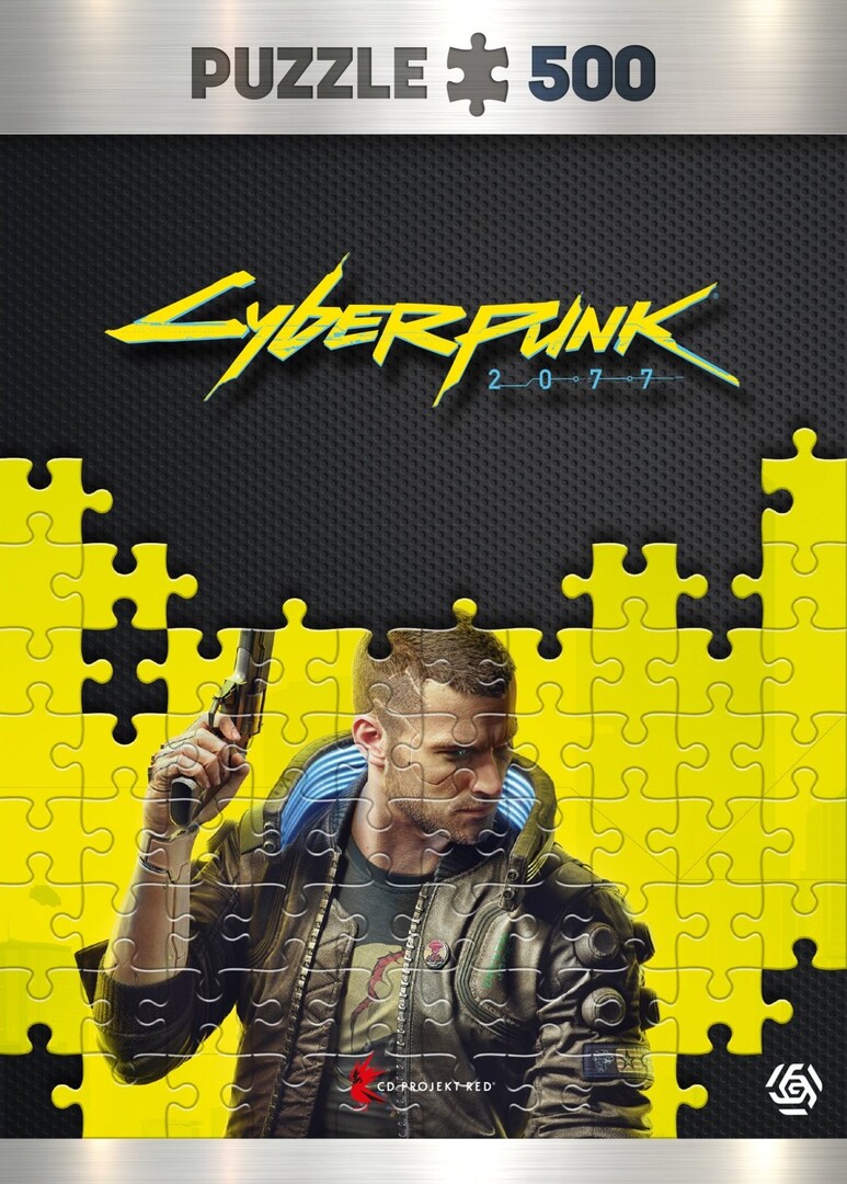 Játék Cyberpunk 2077: Keyart Male V 500 darabos puzzle borítókép