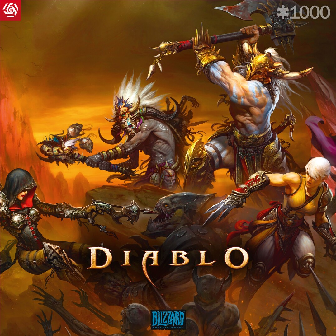 Játék Diablo Heroes Battle 1000 darabos puzzle borítókép