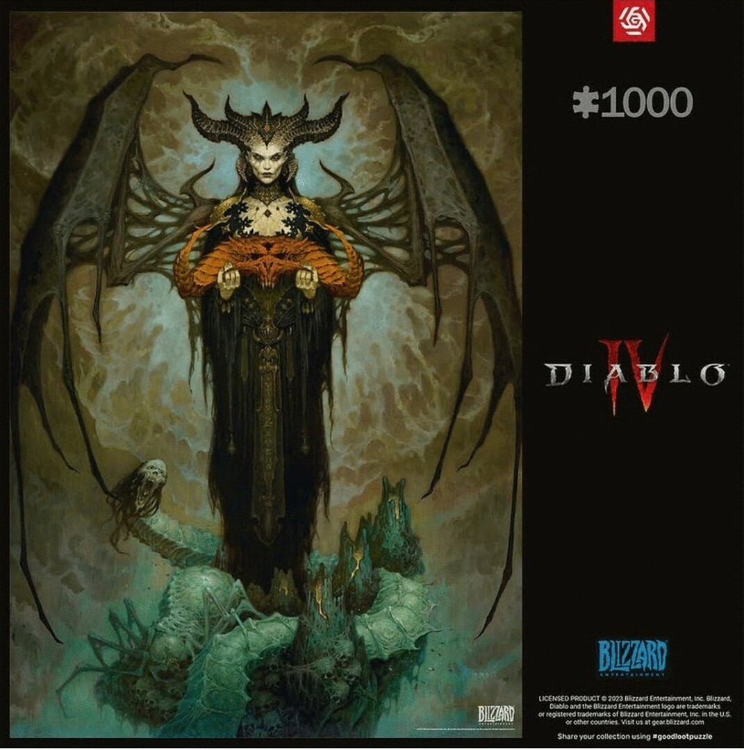 Játék Diablo IV: Lilith 1000 darabos puzzle borítókép