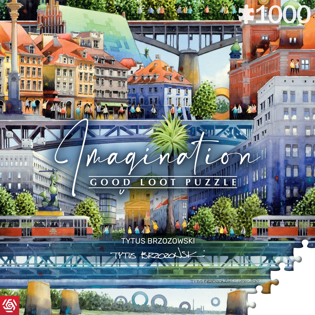 Játék Imagination: Tytus Brzozowski Warsaw Bridges 1000 darabos puzzle borítókép