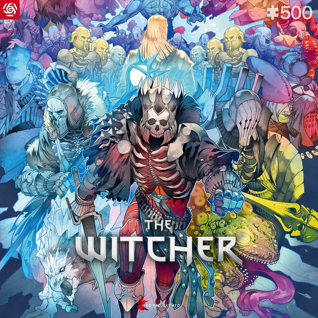 Játék The Witcher: Monster Faction 500 darabos puzzle borítókép