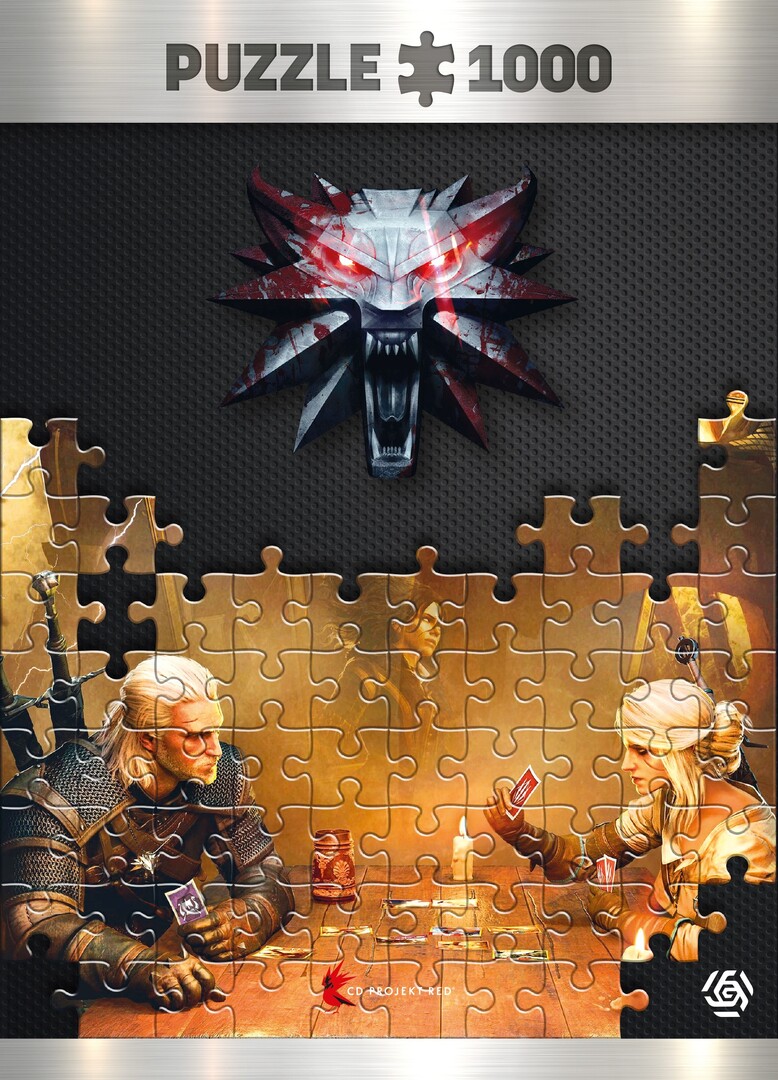 Játék The Witcher: Playing Gwent 1000 darabos puzzle borítókép