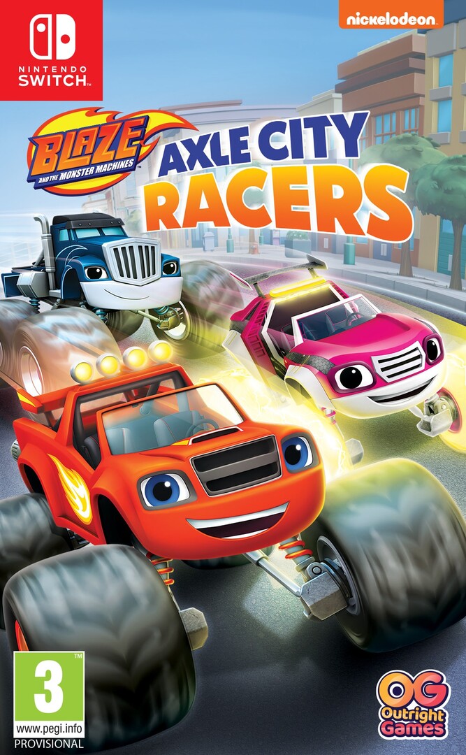 Switch Blaze and the Monster Machines Axle City Racers borítókép