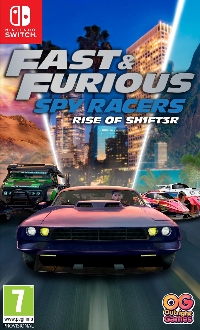 Switch Fast and Furious Spy Racers Rise of Sh1ft3r borítókép