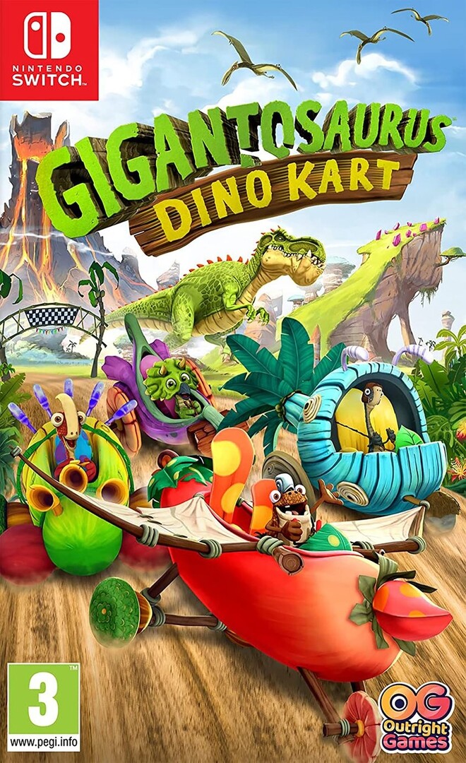 Switch Gigantosaurus Dino Kart borítókép