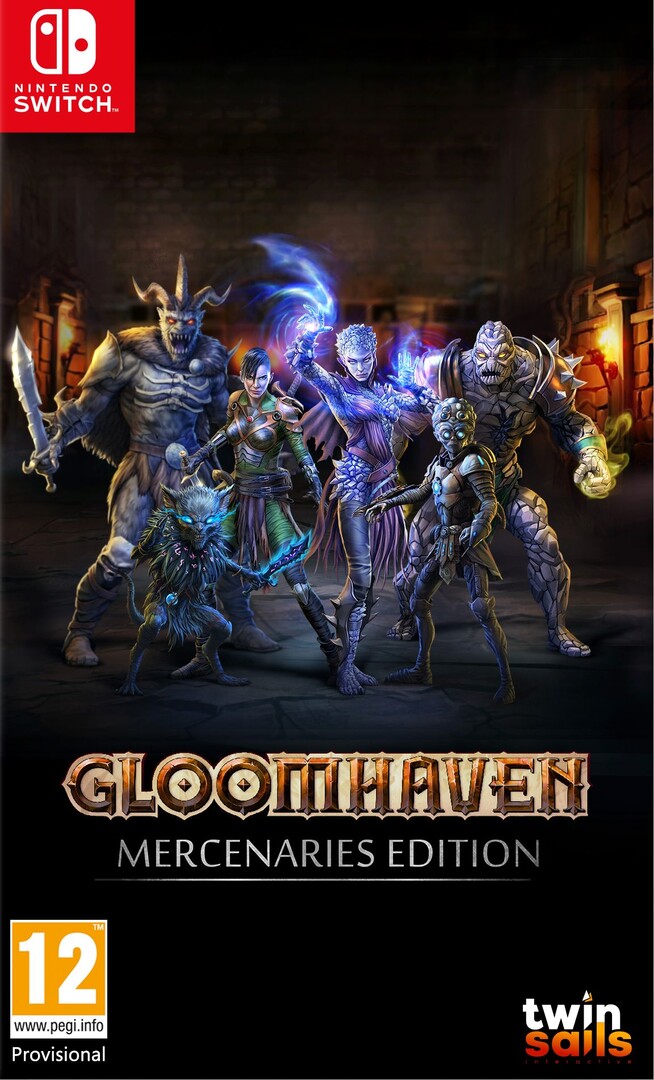 Switch Gloomhaven Mercenaries Edition borítókép