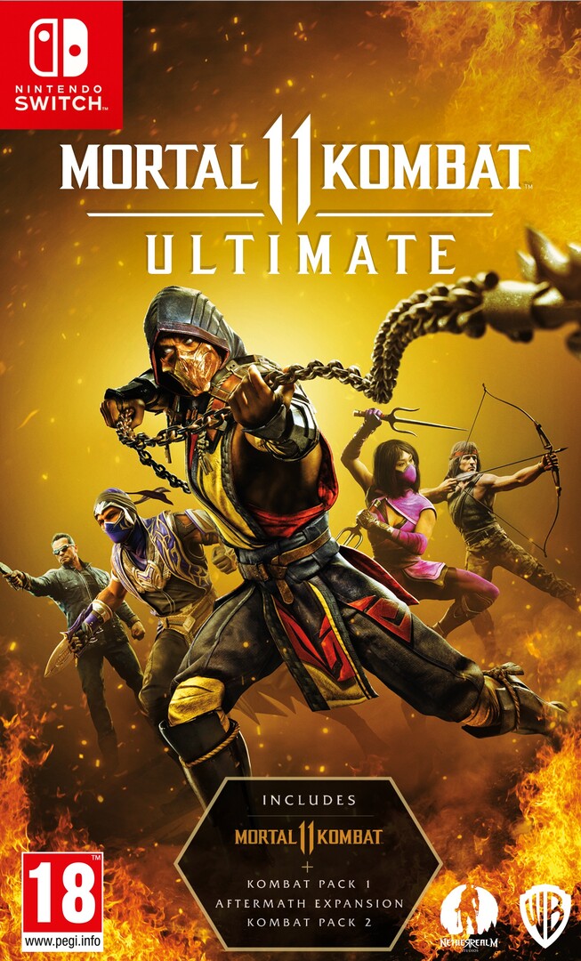 Switch Mortal Kombat 11 Ultimate Edition borítókép