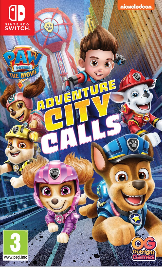 Switch Paw Patrol The Movie Adventure City Calls borítókép