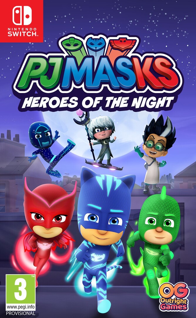 Switch PJ Masks Heroes of the Night borítókép