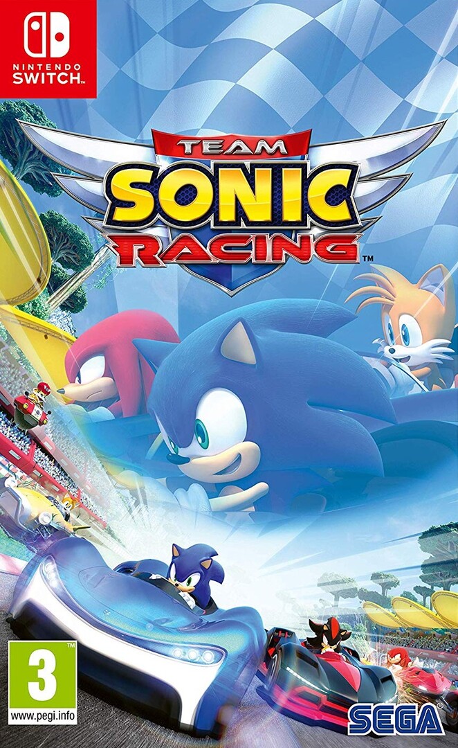 Switch Team Sonic Racing borítókép