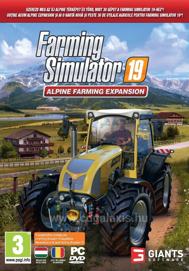 PC játék Farming Simulator 19 kiegészítő: Alpine Farming borítókép