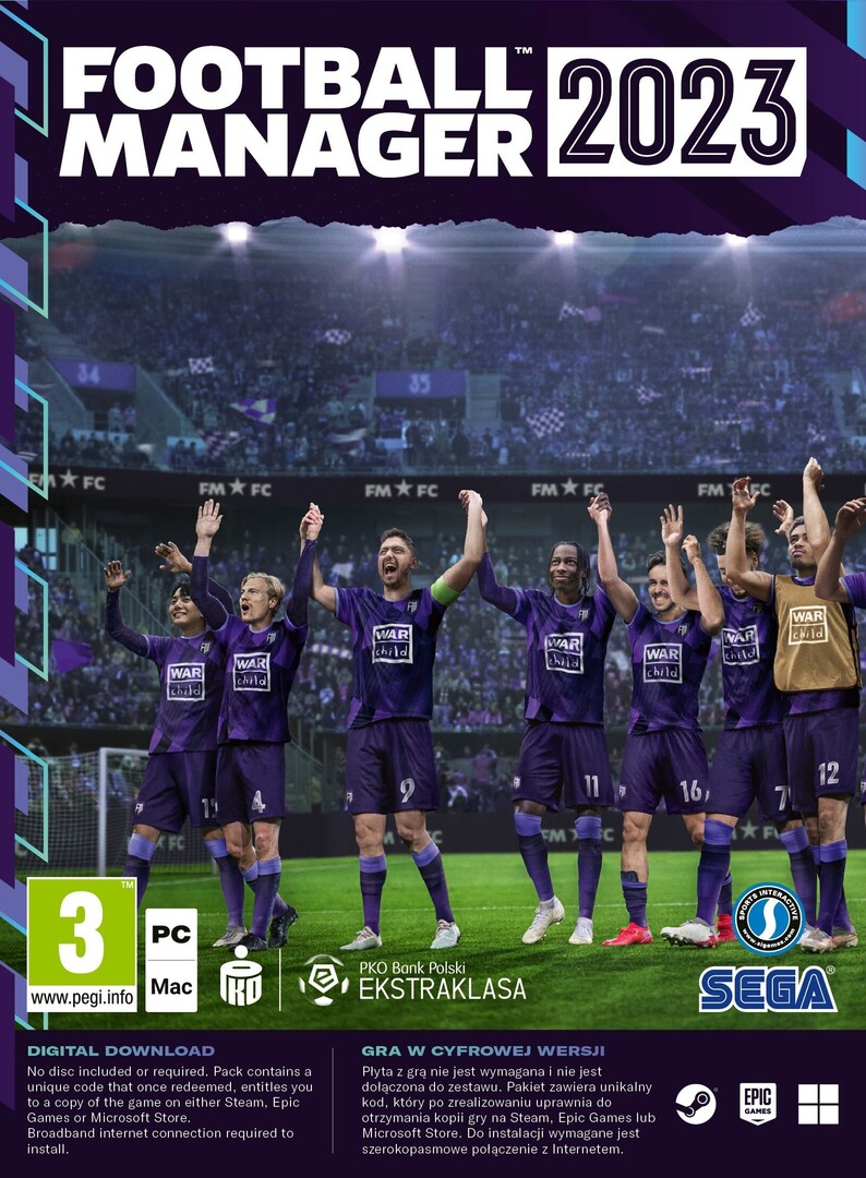 PC játék Football Manager 2023 borítókép