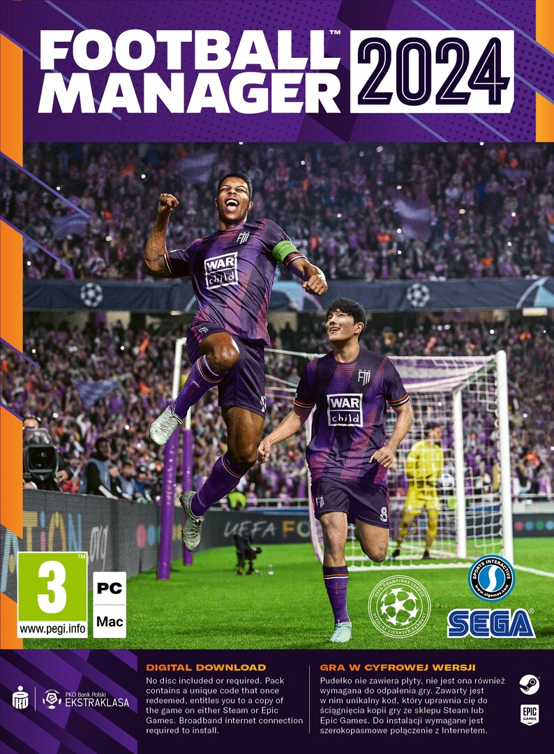 PC játék Football Manager 2024 borítókép