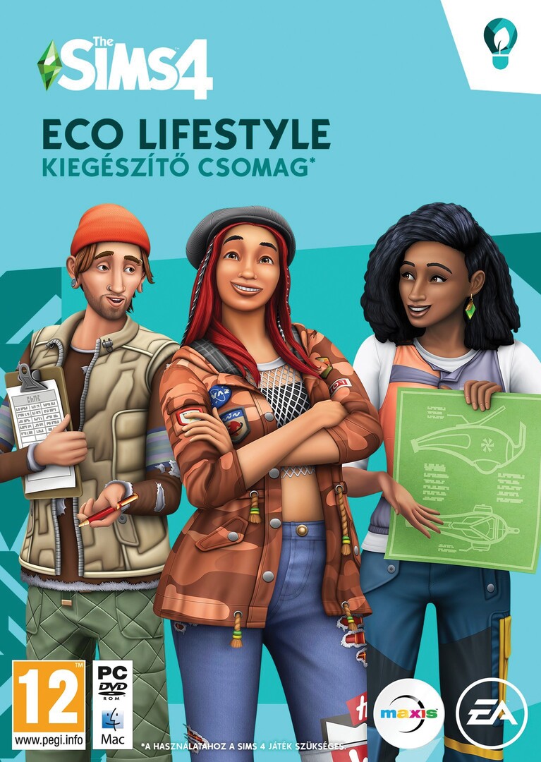 PC játék The Sims 4 kiegészítő: Eco Lifestyle borítókép