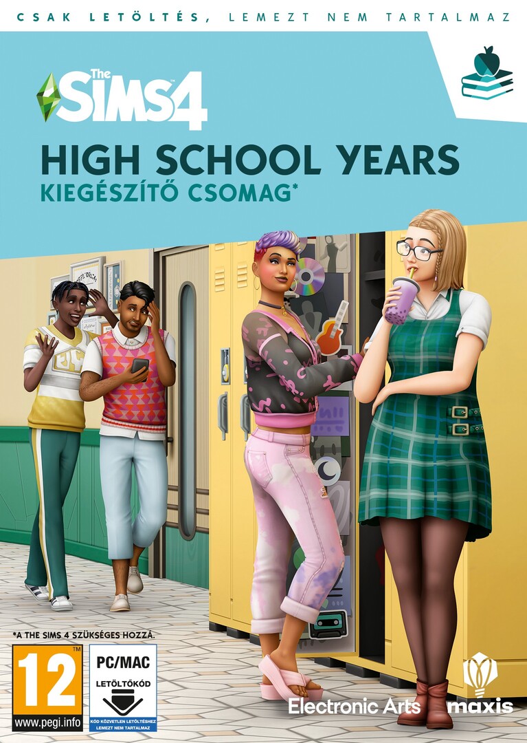 PC játék The Sims 4 kiegészítő: High School Years borítókép
