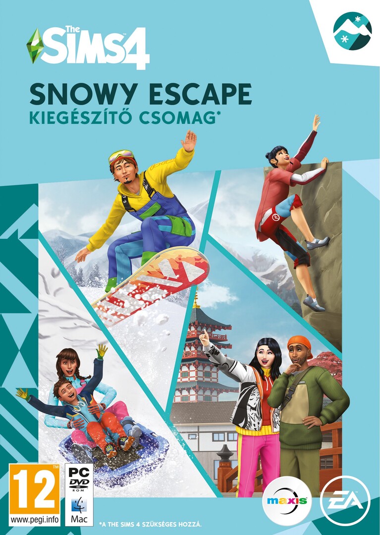 PC játék The Sims 4 kiegészítő: Snowy Escape borítókép