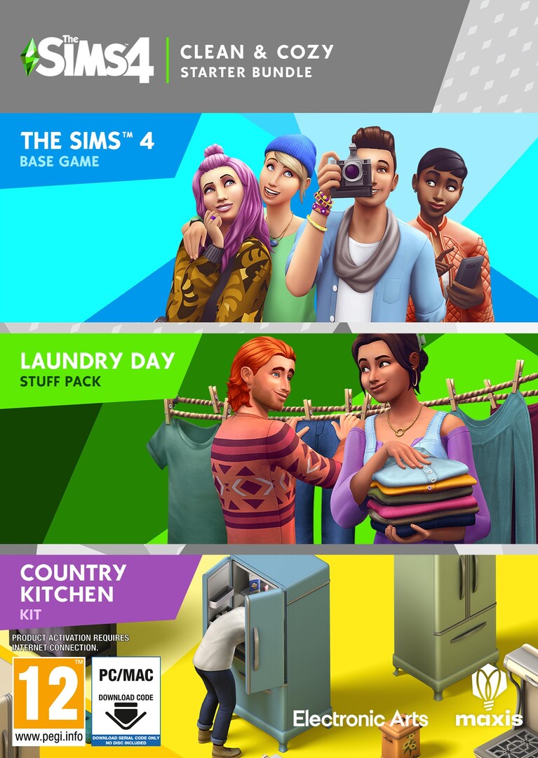PC játék The Sims 4 Clean and Cozy Starter Pack borítókép