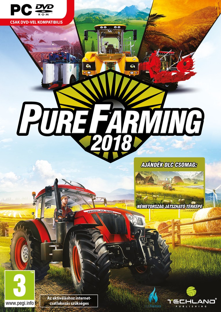 PC játék Pure Farming 2018 borítókép