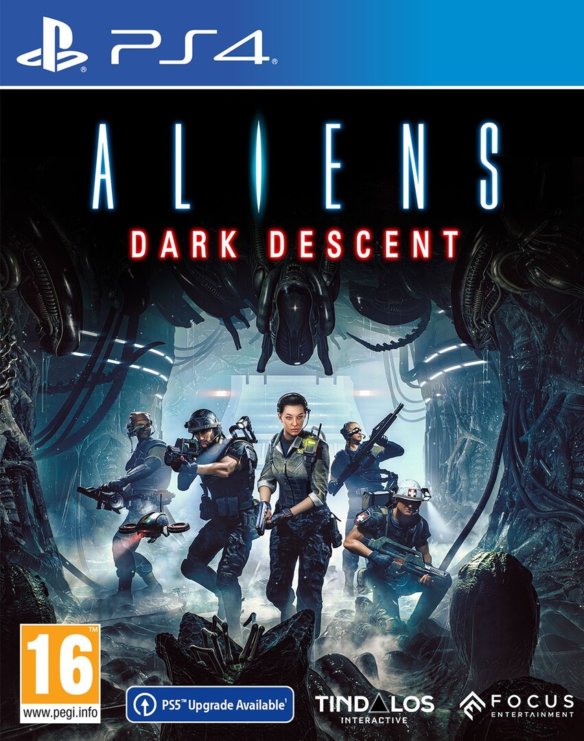 Playstation 4 Aliens Dark Descent borítókép