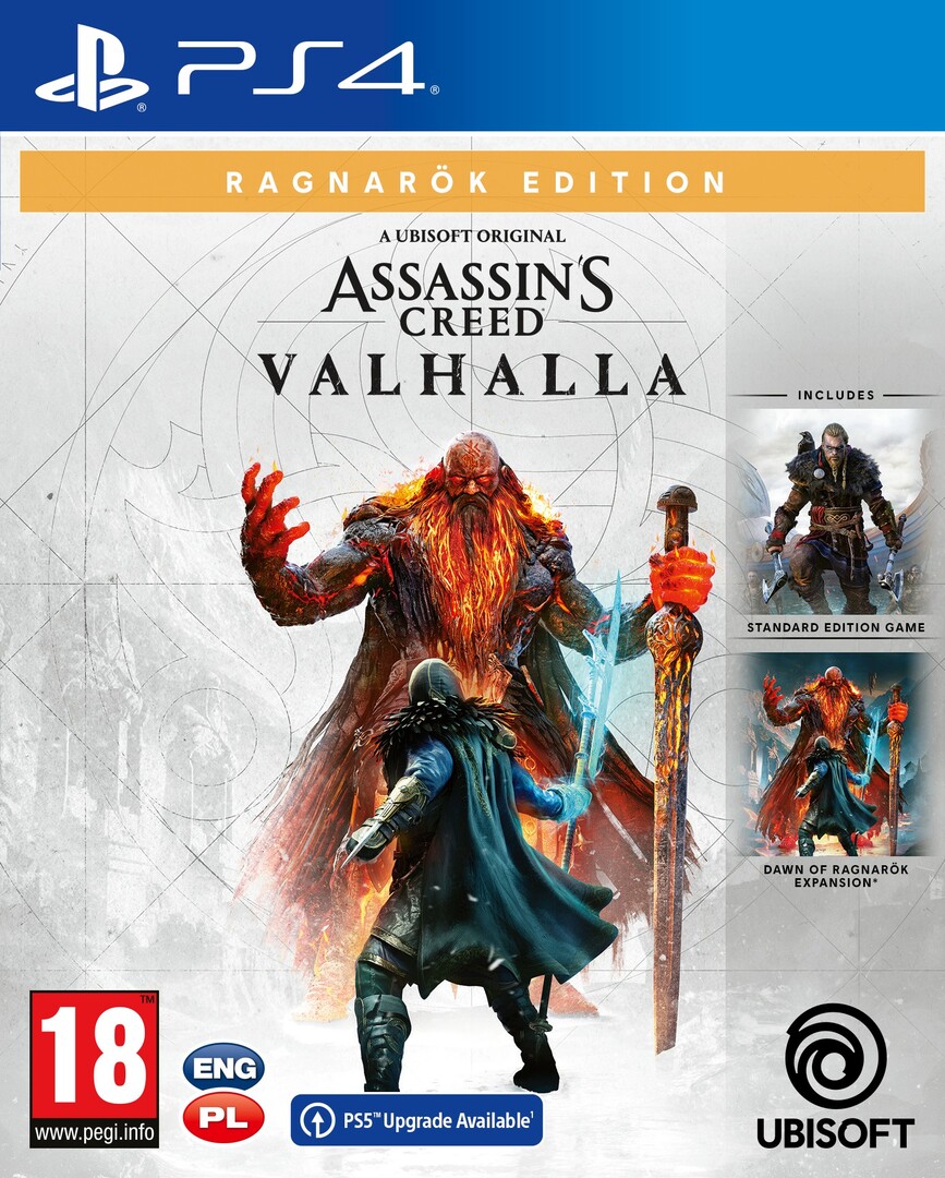 Playstation 4 Assassins Creed Valhalla Ragnarök Edition borítókép