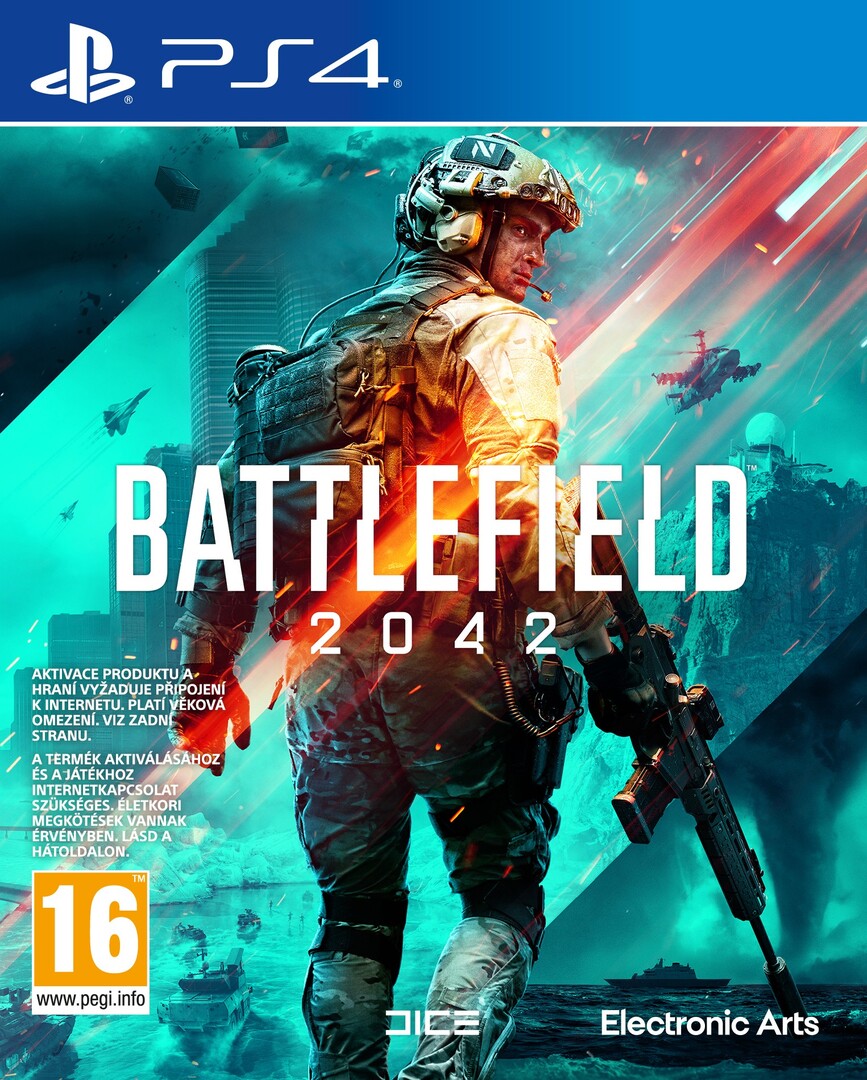 Playstation 4 Battlefield 2042 borítókép