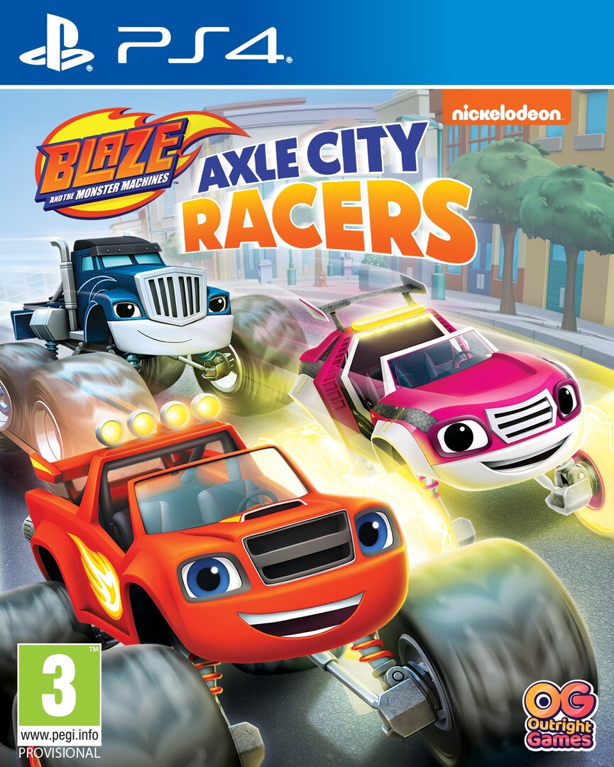Playstation 4 Blaze and the Monster Machines Axle City Racers borítókép
