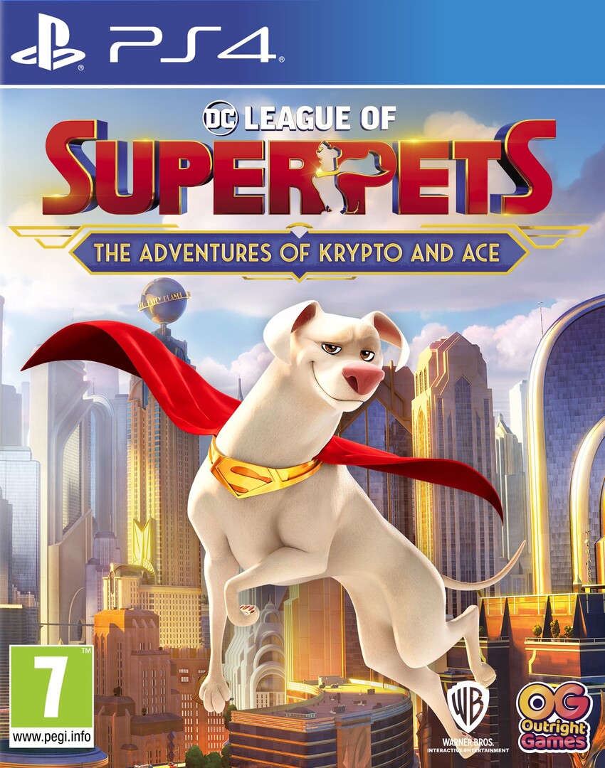 Playstation 4 DC League of Super-Pets: The Adventures of Krypto and Ace borítókép