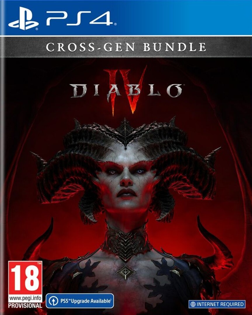 Playstation 4 Diablo IV borítókép