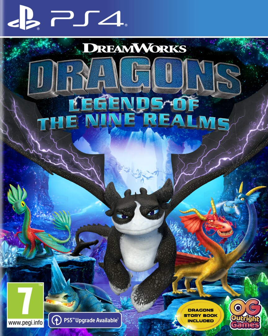 Playstation 4 DreamWorks Dragons Legends of The Nine Realms borítókép