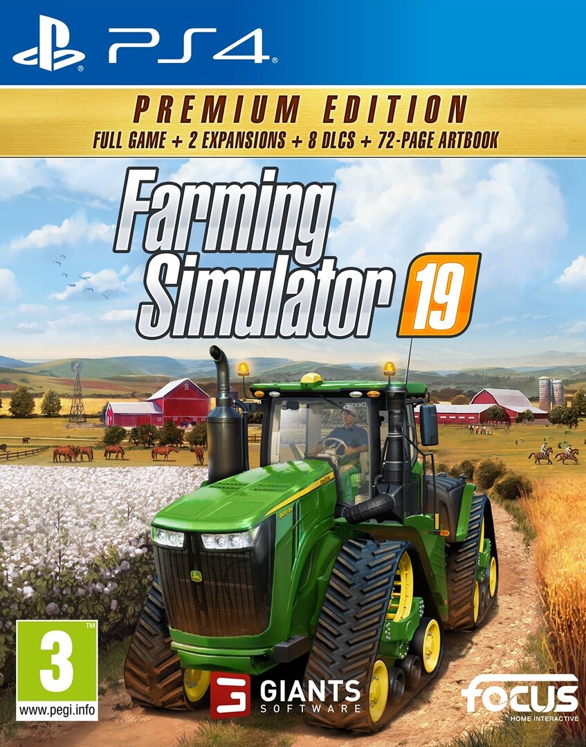 Playstation 4 Farming Simulator 19 Premium Edition borítókép