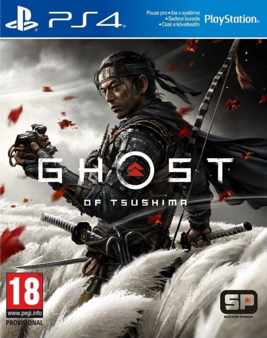 Playstation 4 Ghost of Tsushima borítókép