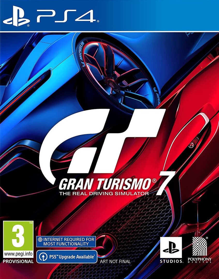 Playstation 4 Gran Turismo 7 borítókép