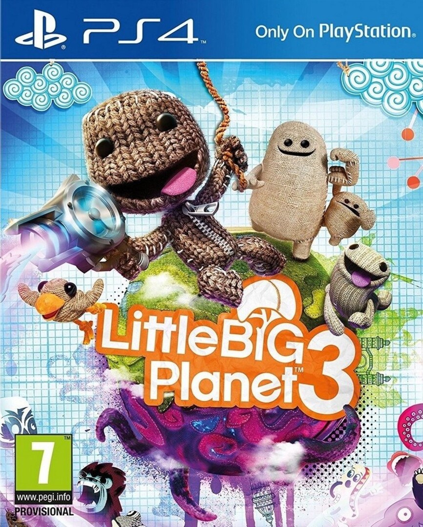 Playstation 4 LittleBigPlanet 3 borítókép