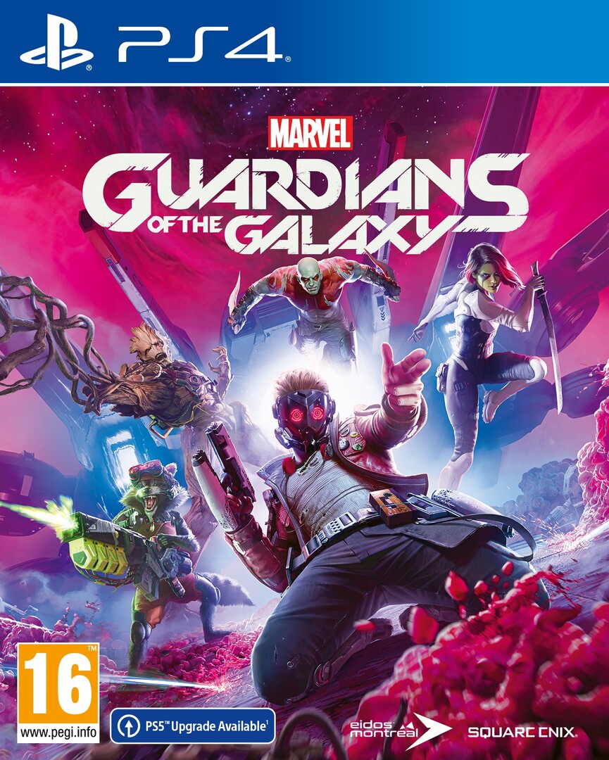 Playstation 4 Marvels Guardians of the Galaxy borítókép