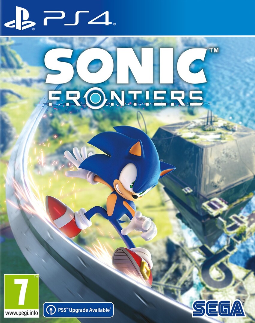Playstation 4 Sonic Frontiers borítókép
