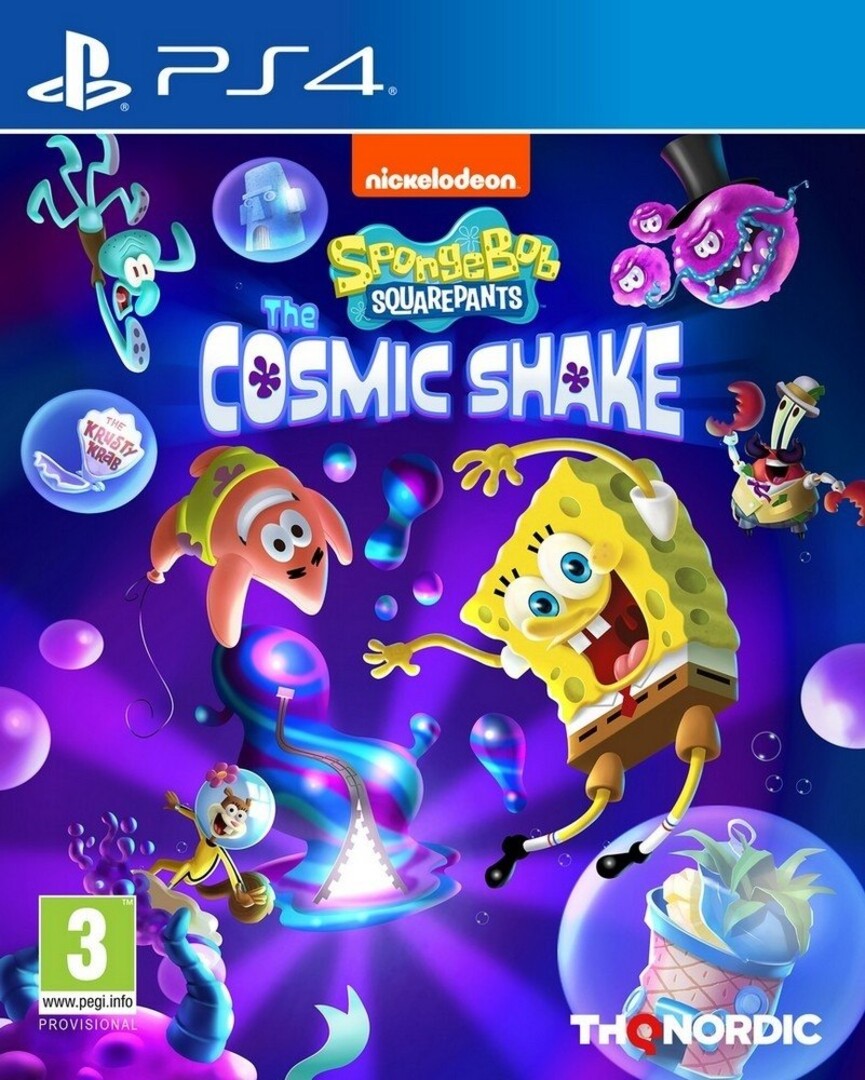 Playstation 4 SpongeBob SquarePants Cosmic Shake borítókép