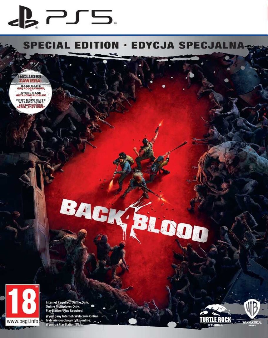 Playstation 5 Back 4 Blood Special Edition borítókép