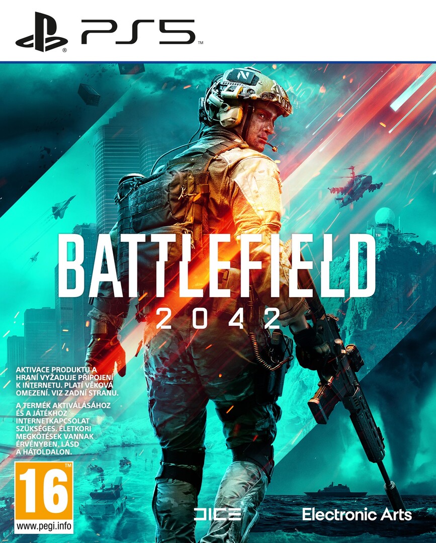 Playstation 5 Battlefield 2042 borítókép
