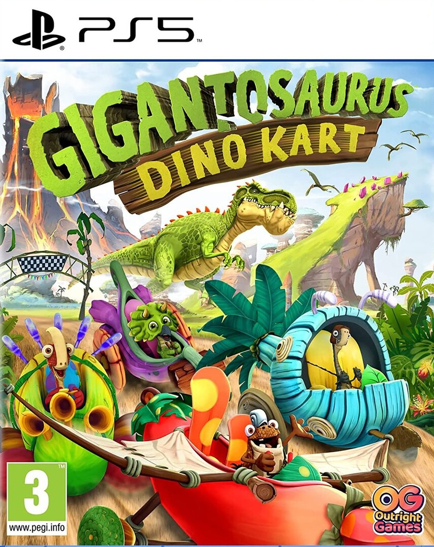 Playstation 5 Gigantosaurus Dino Kart borítókép
