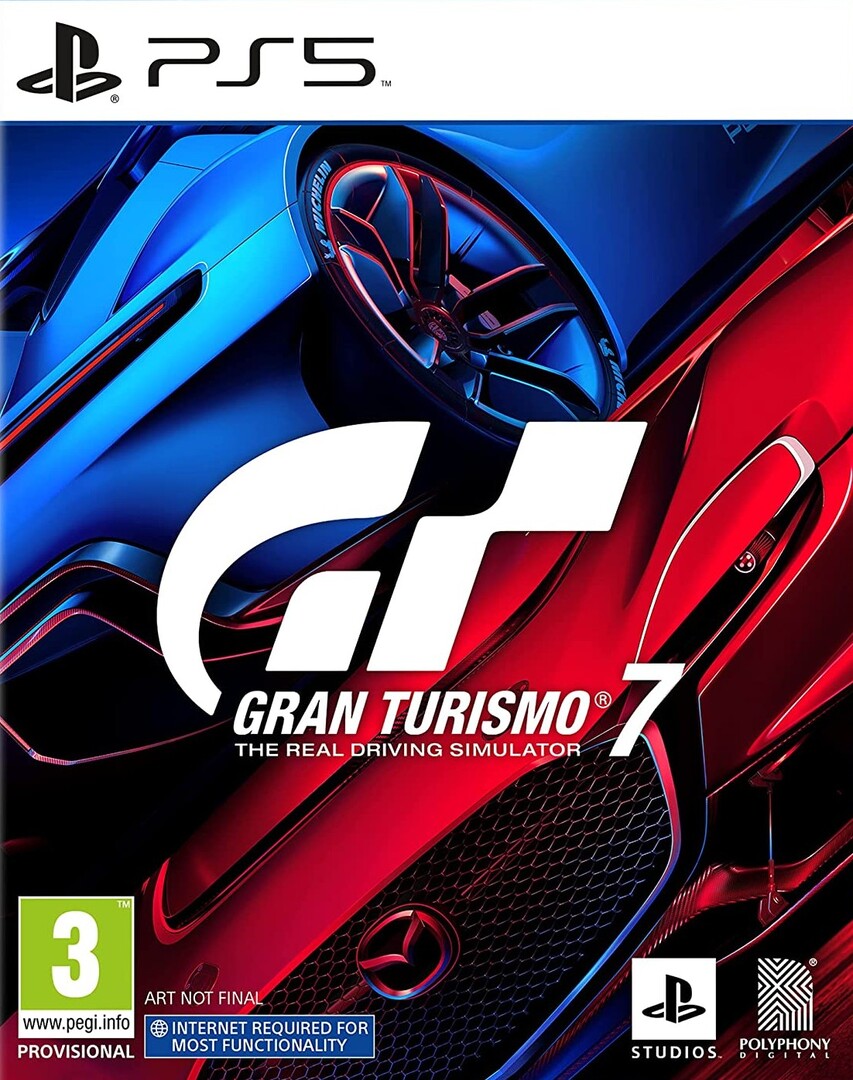 Playstation 5 Gran Turismo 7 borítókép