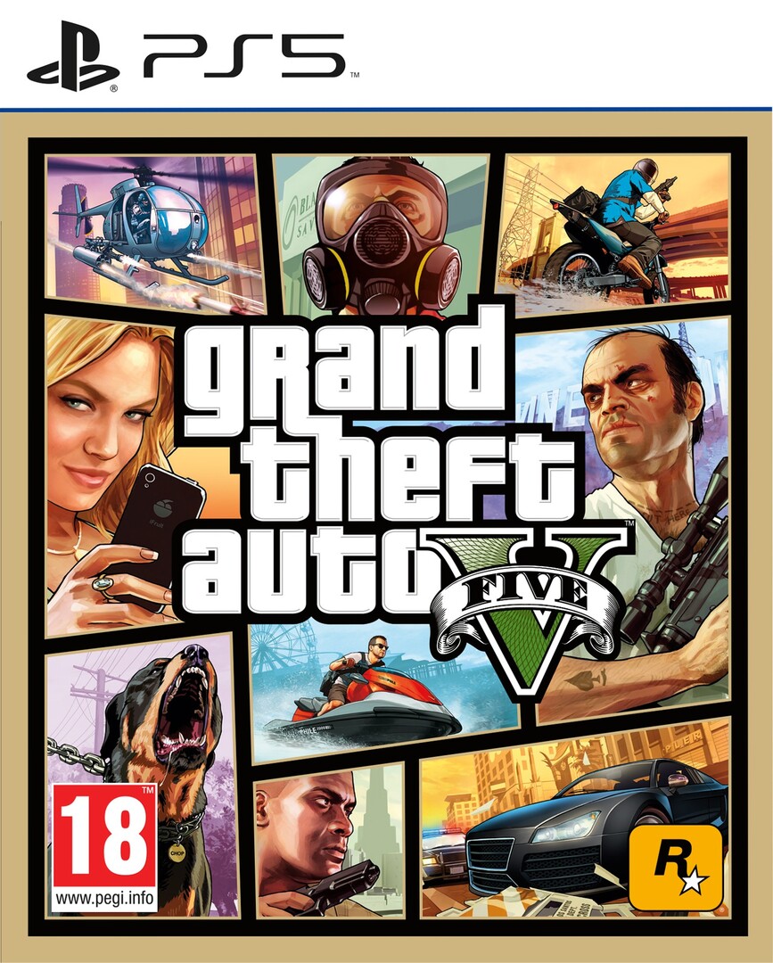Playstation 5 Grand Theft Auto 5 borítókép