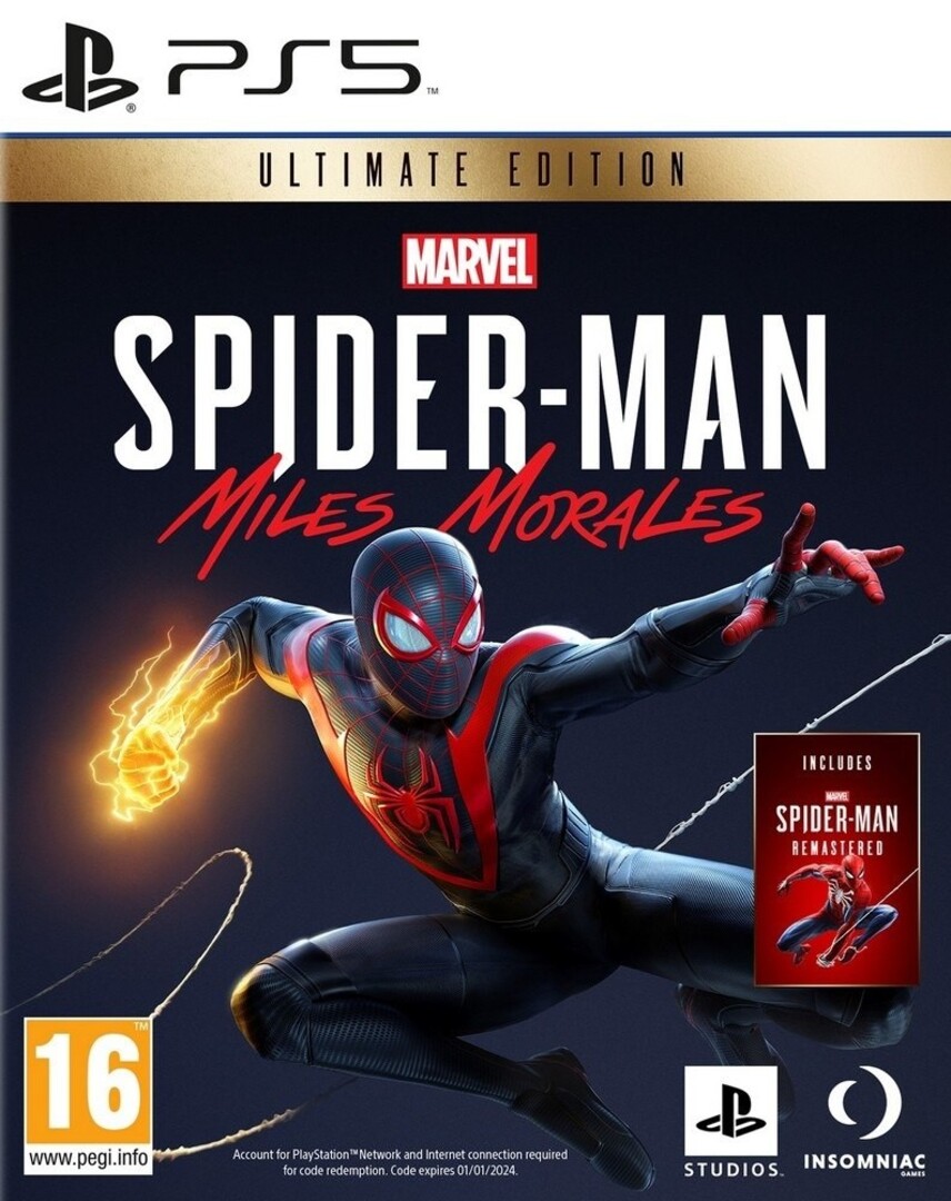 Playstation 5 Marvels Spider-Man Miles Morales Ultimate Edition borítókép