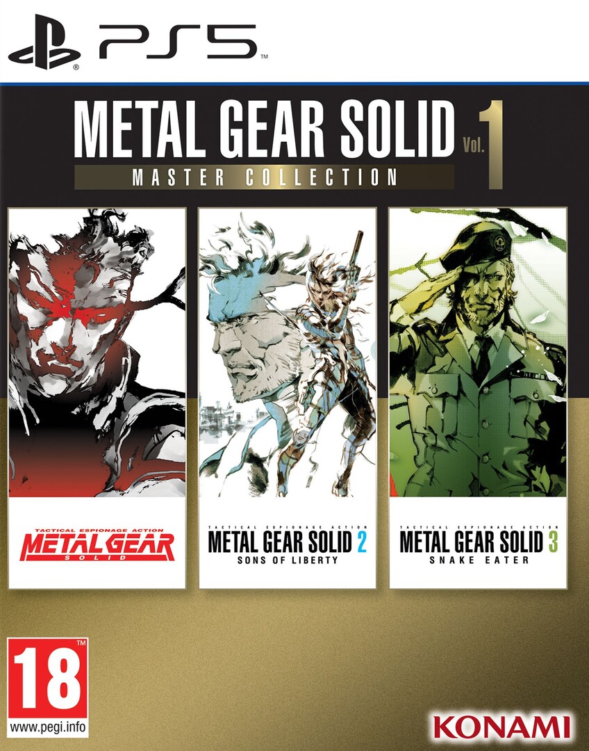 Playstation 5 Metal Gear Solid Master Collection Vol. 1 borítókép