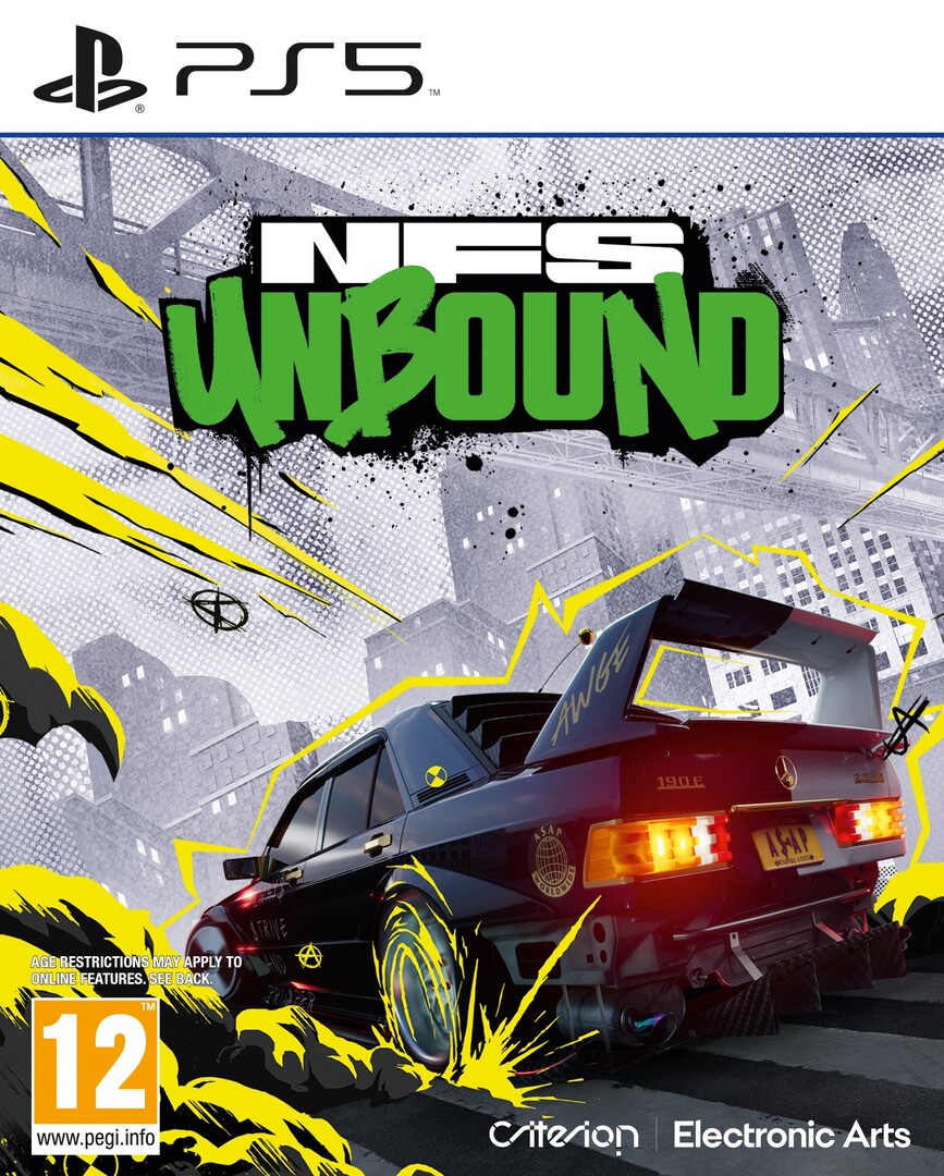 Playstation 5 Need for Speed Unbound borítókép