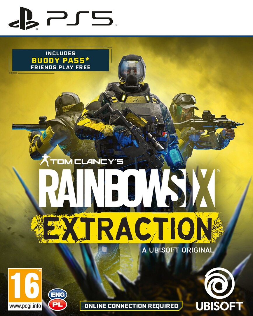 Playstation 5 Rainbow Six Extraction borítókép