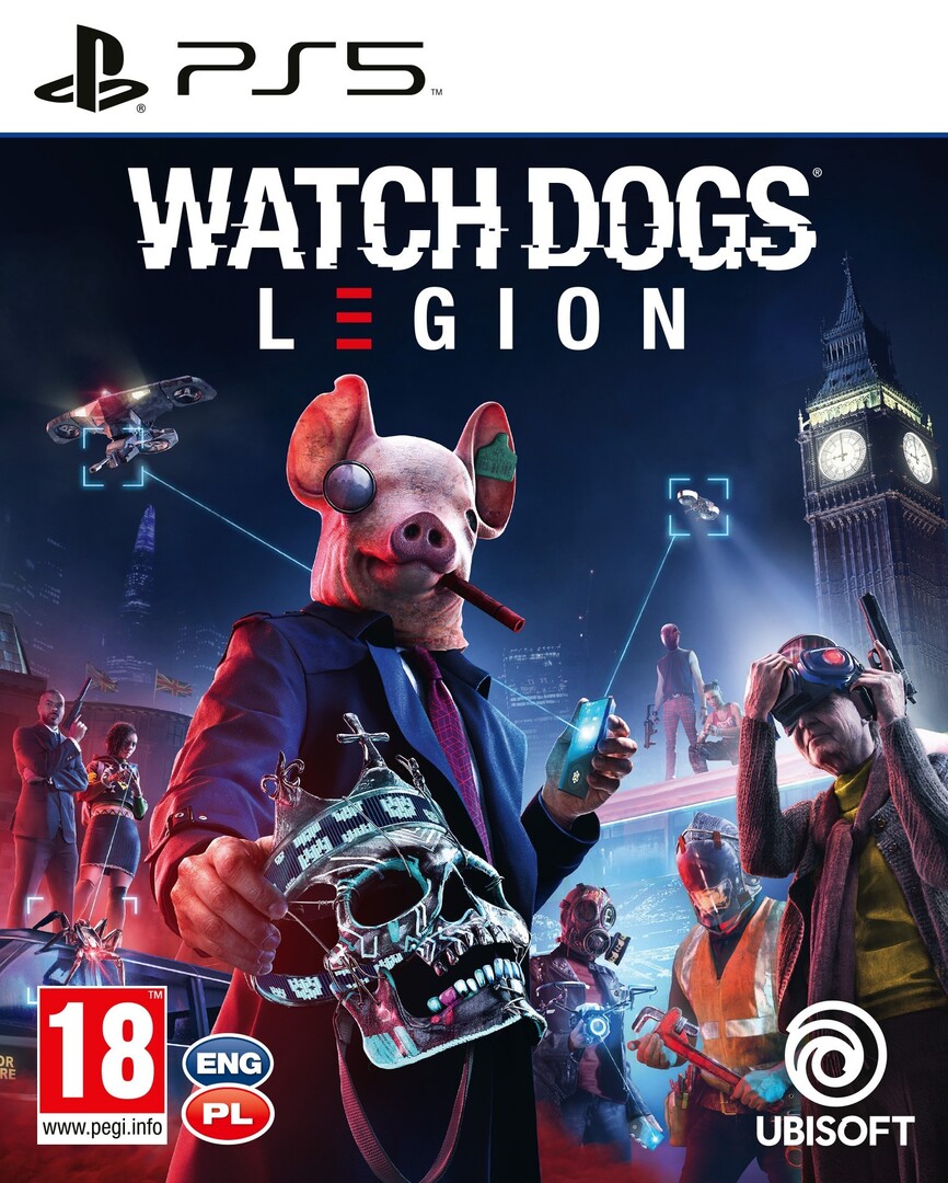 Playstation 5 Watch Dogs Legion borítókép