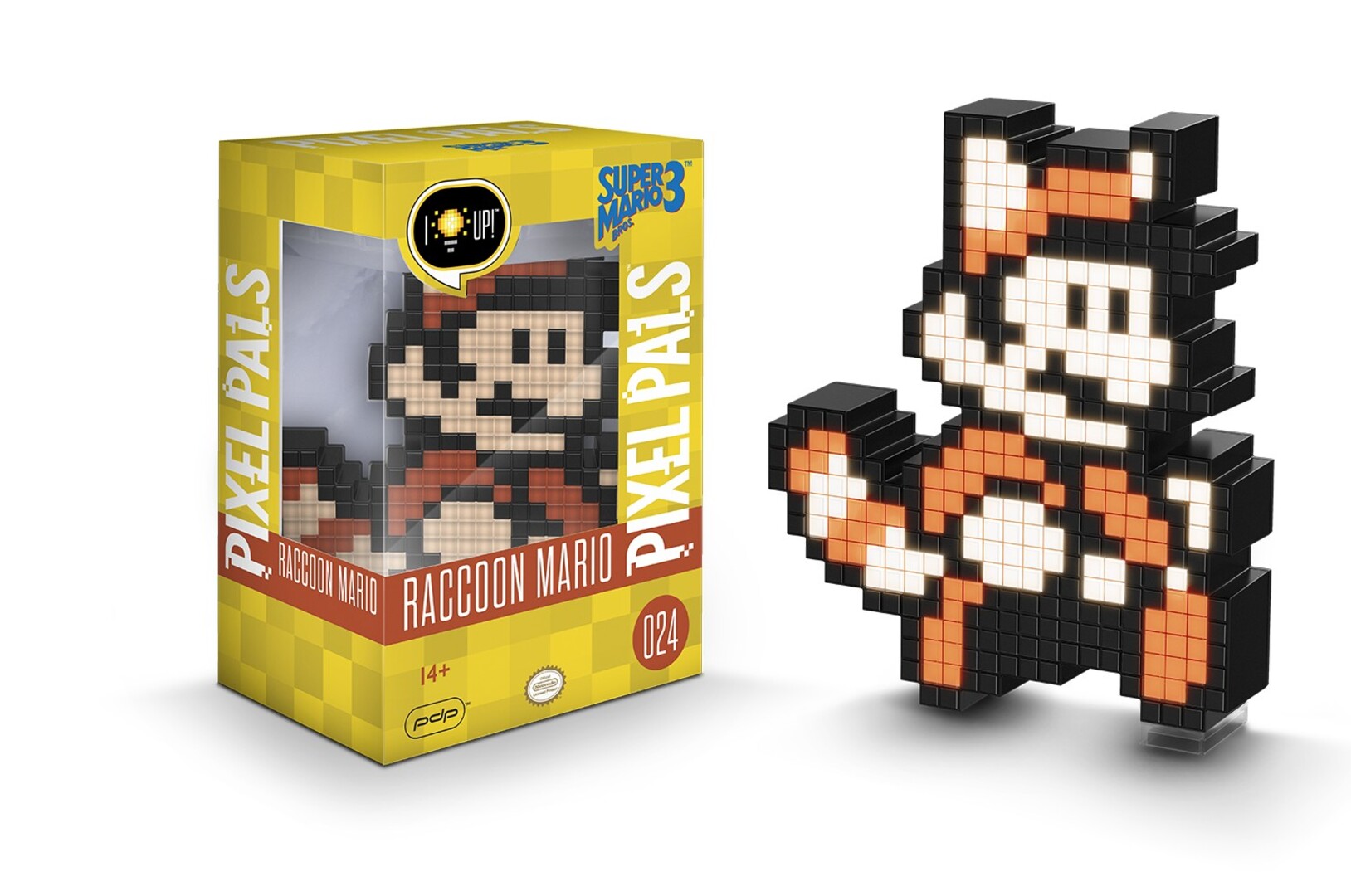 Relikviák Pixel Pals - Nintendo - Super Mario 3 - Raccoon Mario borítókép