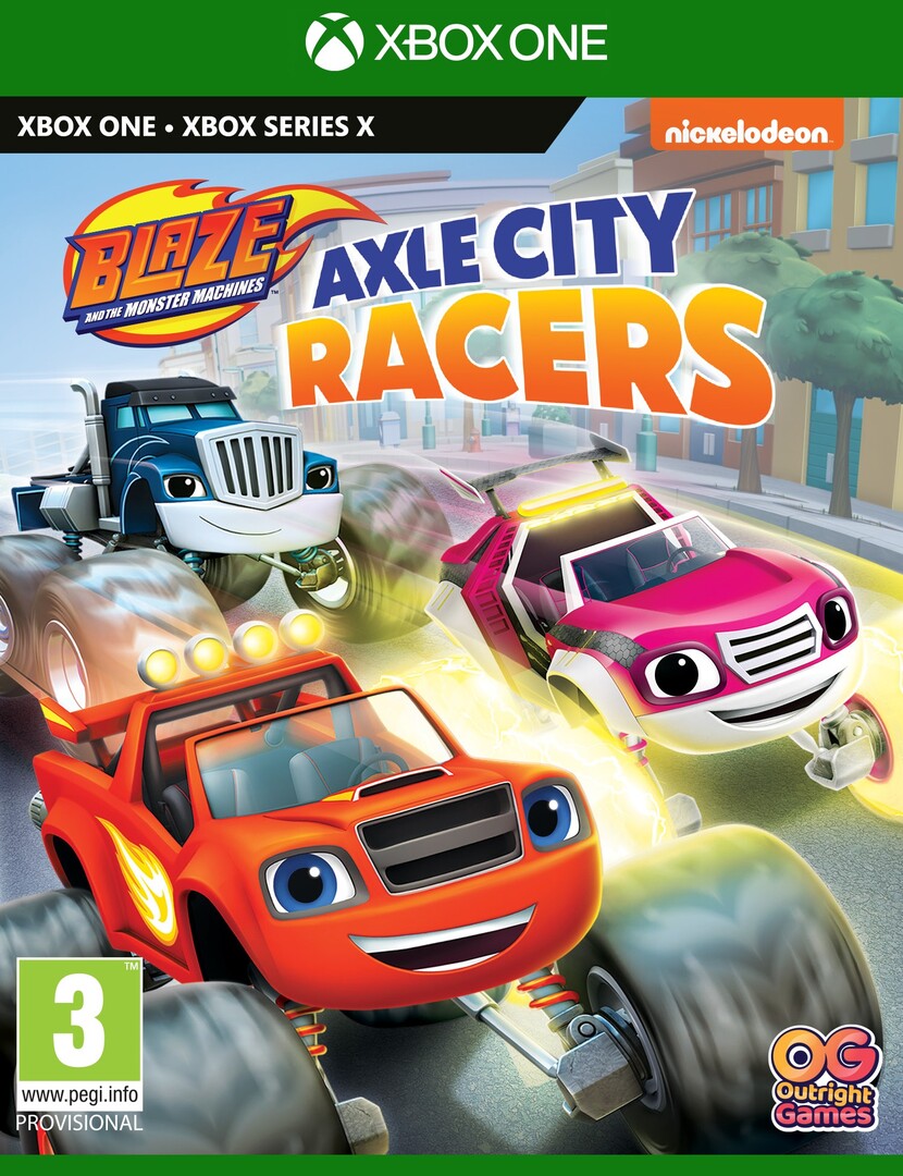 Xbox Series X, Xbox One Blaze and the Monster Machines Axle City Racers borítókép