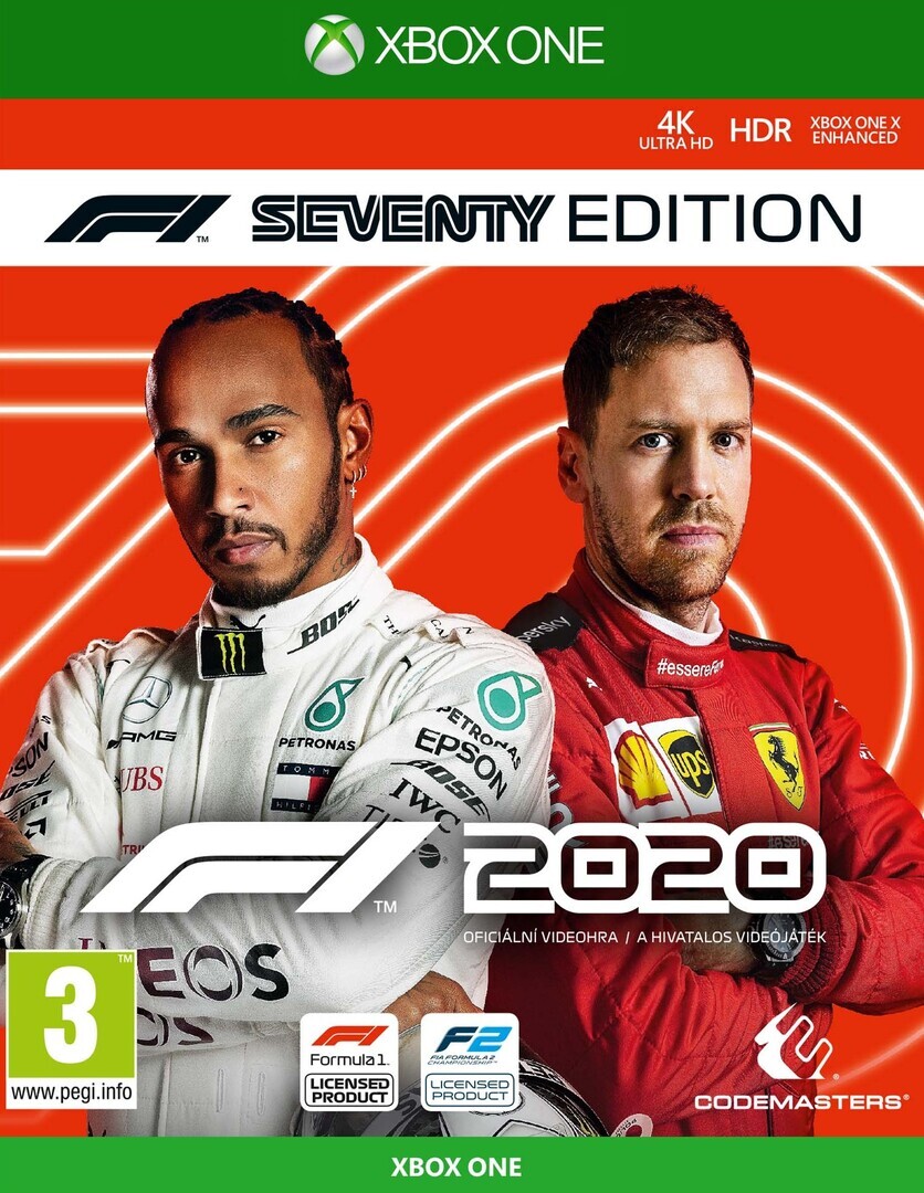 Xbox Series X, Xbox One F1 2020 Seventy Edition borítókép